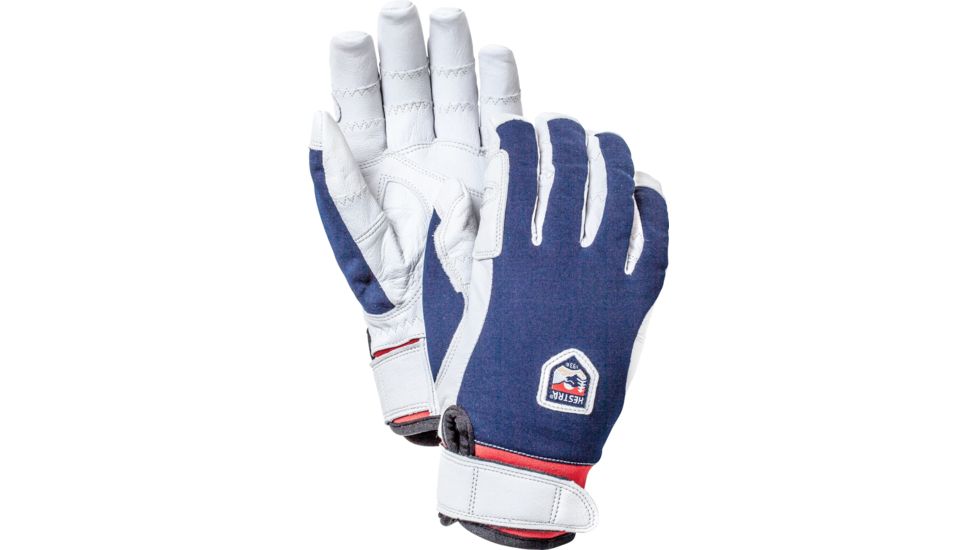Hestra Ergo Grip Active 5 Finger Glove, Navy/Offwhite, 8, 32950-280020-8