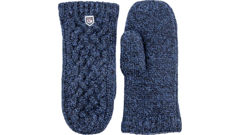 Hestra Freja Wool Mitt - Unisex-Blue-9