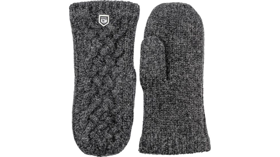 Hestra Freja Wool Mitt - Unisex-Charcoal