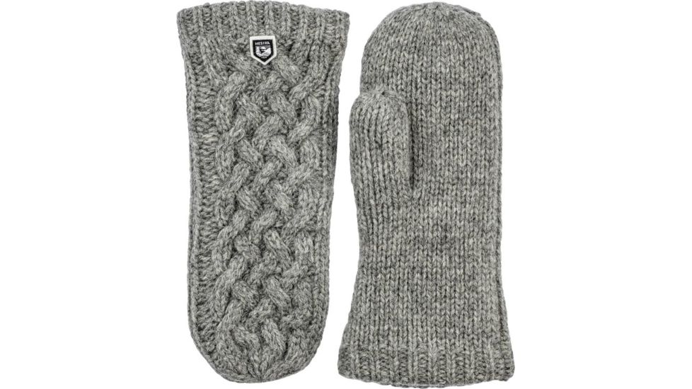 Hestra Freja Wool Mitt - Unisex-Grey-9