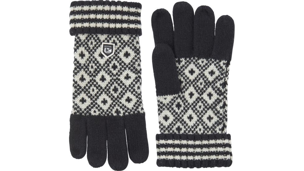 Hestra Fryken Glove - Women's, Black/Offwhite, 6, 63780-100020-06