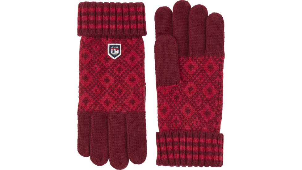 Hestra Fryken Glove - Women's, Dark red/Red, 6, 63780-570560-06