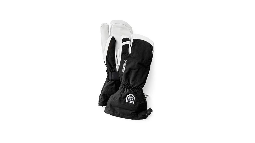 Hestra Heli 3-Finger Gloves - Mens - Black 7