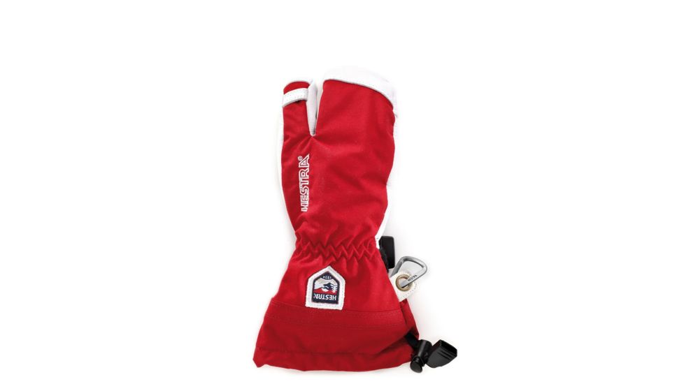 Hestra Heli Ski Jr 3-Finger - Kids -Red-3
