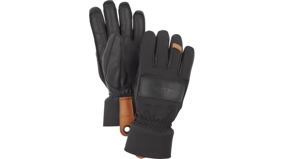 Hestra Highland Glove 5 Finger Glove, Black, 11, 31220-100-11