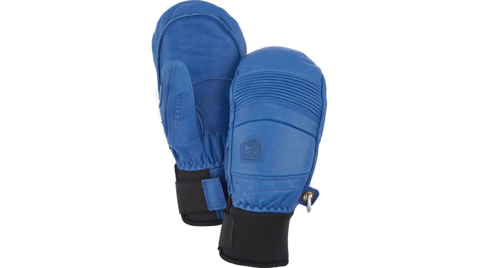 Hestra Leather Fall Line Mitt, Royal Blue, 6, 31471-250-6