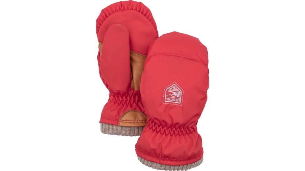 Hestra My First Basic Mittens - Kid's, Light red, 01, 36921-550-01