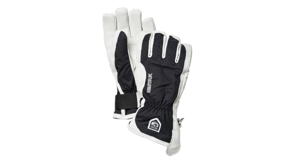 Hestra Patrol Glove - Men's-Black/Off White-8