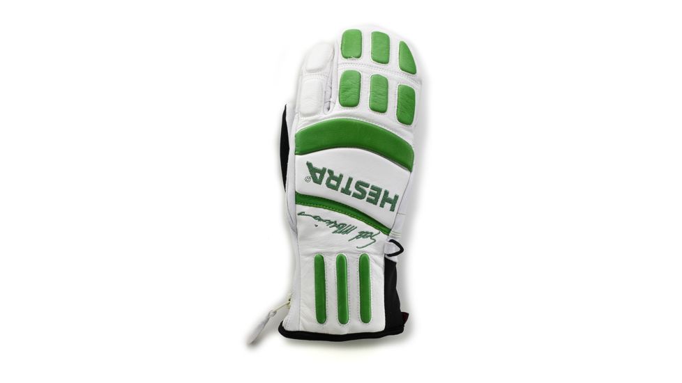 Hestra Seth Morrison 3-Finger Pro Glove Clearance - Men's-White/ Light Green-8