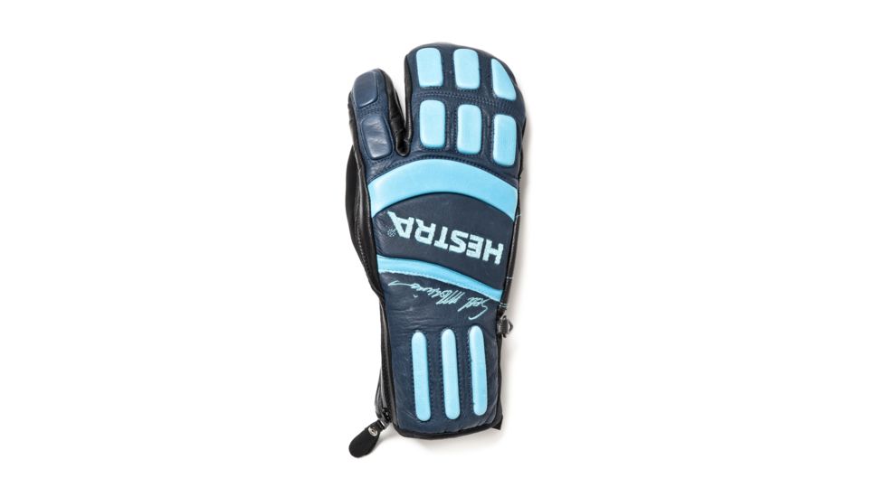 Hestra Seth Morrison 3-Finger Pro Glove - Men's-Navy/Turquoise-7