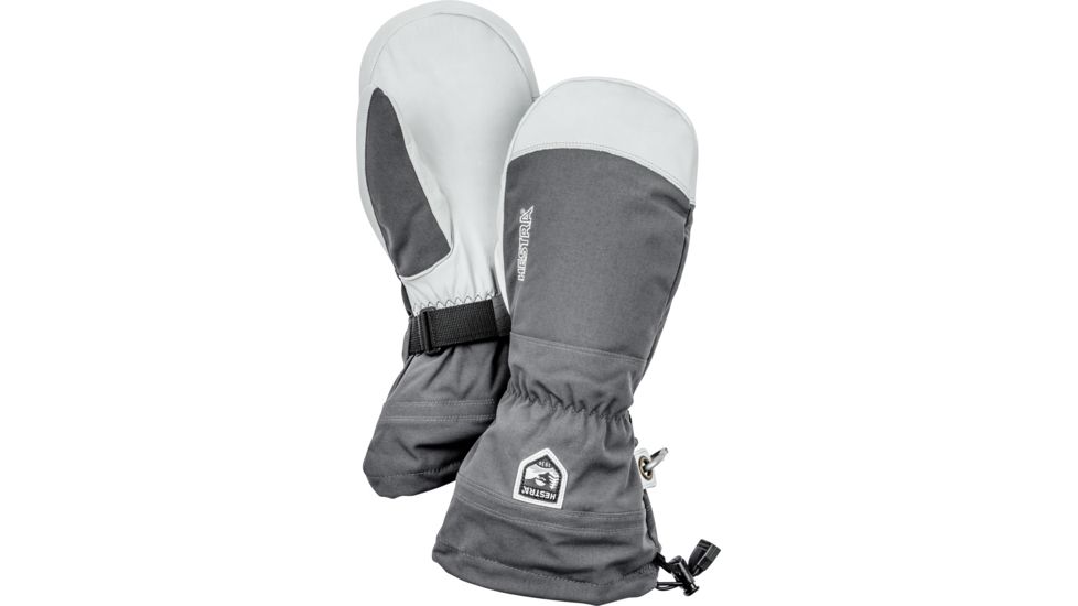 Hestra Softshell Extreme Mitt - Gray/Off White