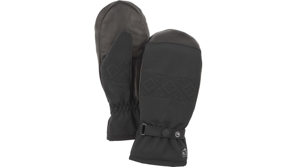 Hestra Swisswool Inverno Mittens - Women's, Black, 06, 31021-100-06