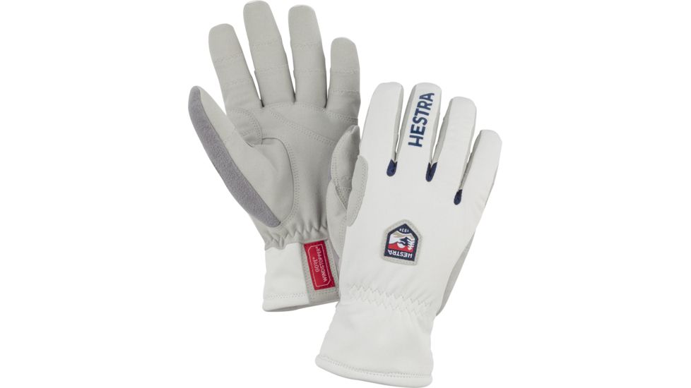 Hestra Windstopper Ergo Grip Touring 5 Finger Glove, Ivory, 9, 37110-030-9