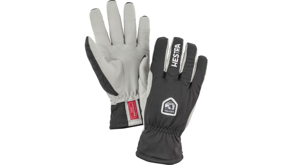 Hestra Windstopper Ergo Grip Touring 5 Finger Glove - Unisex, Black, 5, 37110-100-05