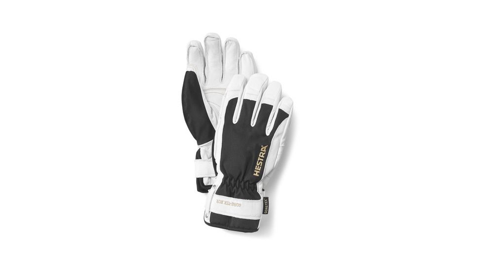 Hestra XCR Short Gloves - Mens-Black/Off White-7