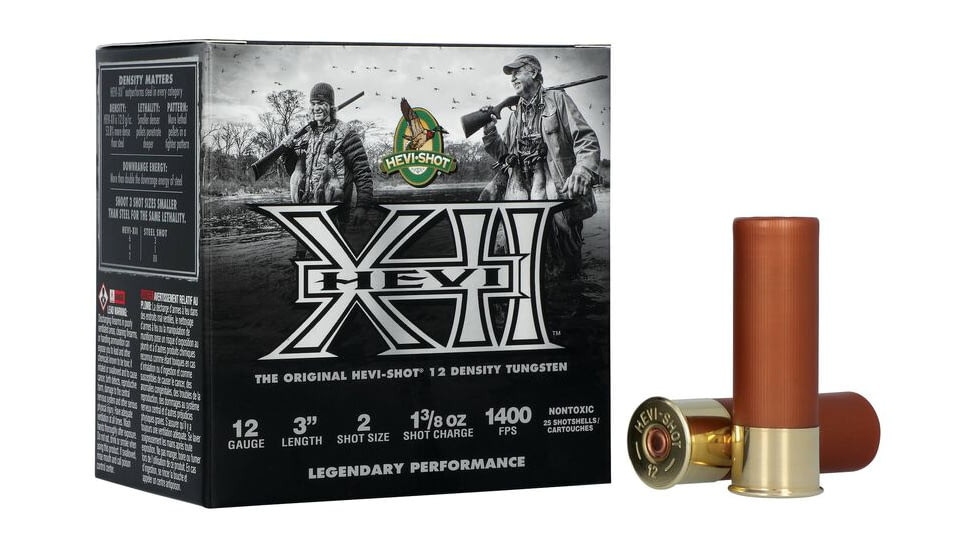 HEVI-Shot HEVI-XII 12 Gauge 1 3/8oz 3 Shotgun Ammunition