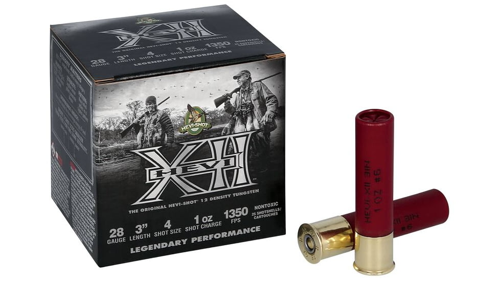 HEVI-Shot HEVI-XII 28 Gauge 3 1oz Shotgun Ammunition