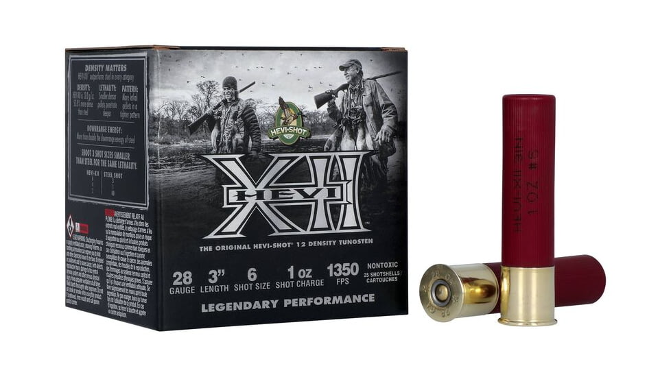 HEVI-Shot HEVI-XII 28 Gauge 3 1oz Shotgun Ammunition
