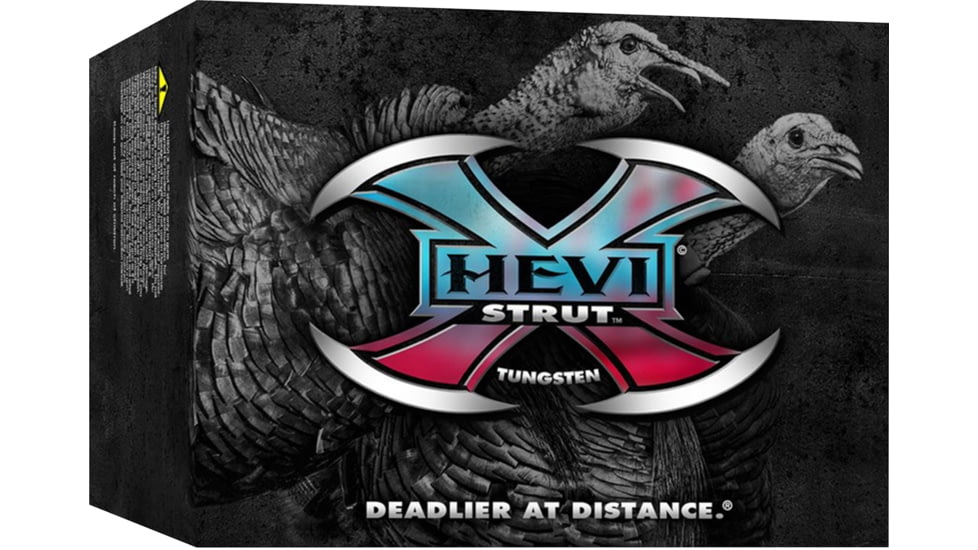 HEVI-Shot HEVI-X Strut Turkey 20 Gauge 1 1/4 oz 3 #5,6 Centerfire Shotgun Ammo, 5 Rounds, 44326