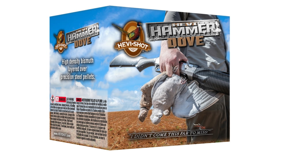 HEVI-Shot HEVI-Hammer 12 Gauge 1 oz 3in Shotgun Ammo, 25 Rounds, HS29138