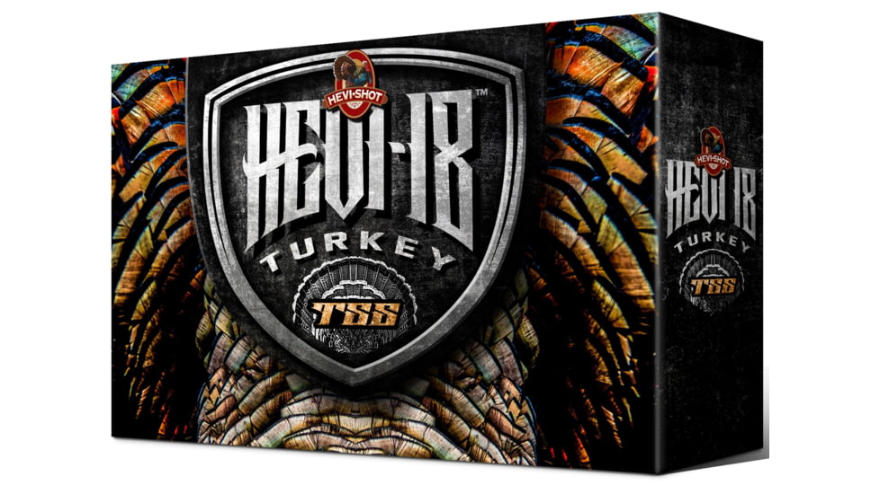 HEVI-Shot HEVI-18 TSS Turkey 410 Gauge 13/16oz 3in #7 Centerfire Shotgun Ammo, 5 Rounds, HS1007