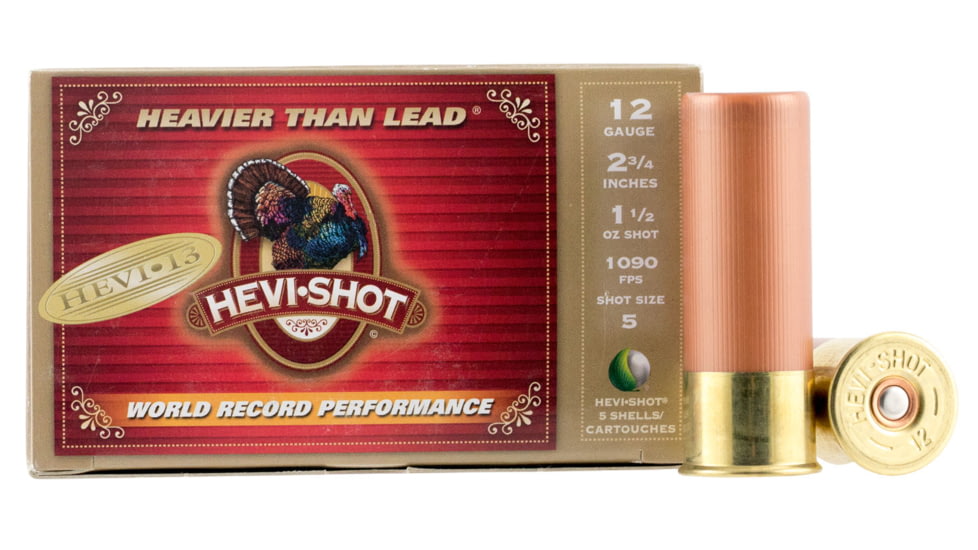 Hevishot 42735 Hevi-13 12 Gauge 2.75 1 1/2 Oz 5 Shot 5 Bx/ 10 Cs