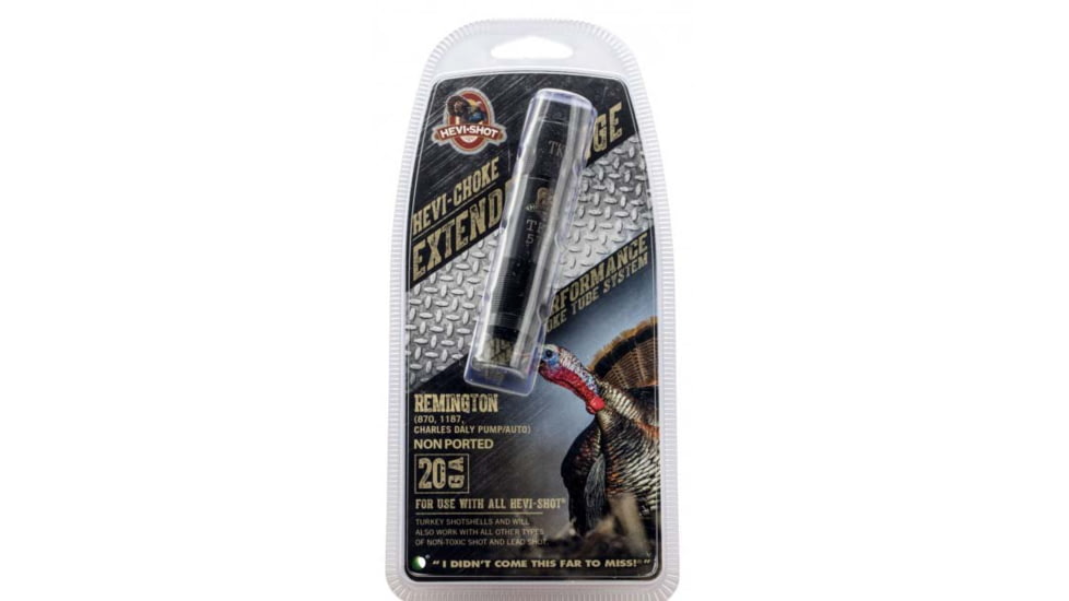 Hevishot 82021 Hevi-Choke Turkey Rem Choke 20 Gauge 17-4 Stainless Steel Black