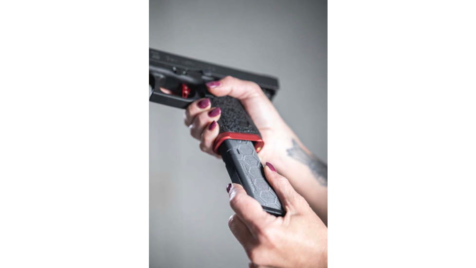 Hexmag Glock 17 9mm 17 Rounds Pistol Magazine, Carbon Fiber, 17, HX17-GLKS2-CFC