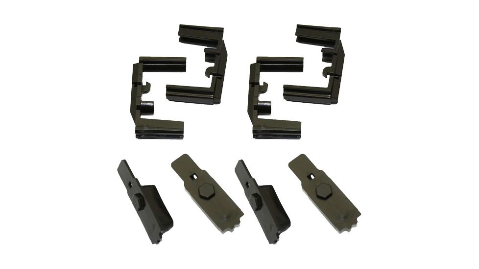Hexmag AR15 HexID Color ID System, 4 Pack, Black, HXID4-AR15-BLK