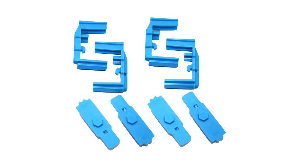 Hexmag AR15 HexID Color ID System, 4 Pack, Blue, HXID4-AR15-BLU
