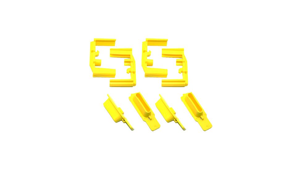 Hexmag AR15 HexID Color ID System, 4 Pack, Yellow, HXID4-AR15-YEL