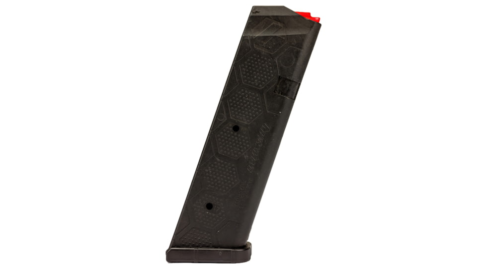Hexmag Glock 17 9mm Luger 10 Round Carbon Fiber Pistol Magazine, Black, 10, HX1017-GLKS2-CFC