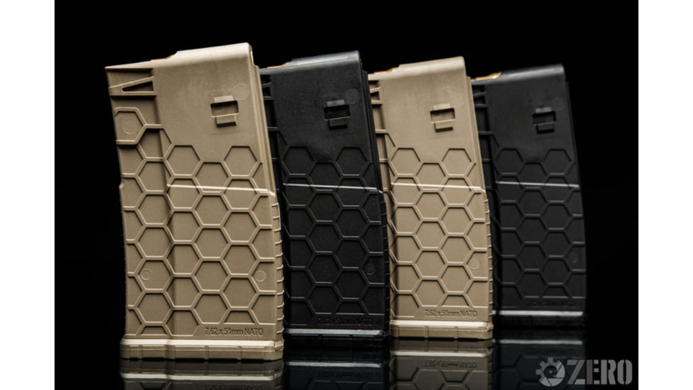 Hexmag Rilfe Magazine, SR-25/AR-10, .308Win, 20 Rounds, Flat Dark Earth, HX20-SR25-FDE-20RD