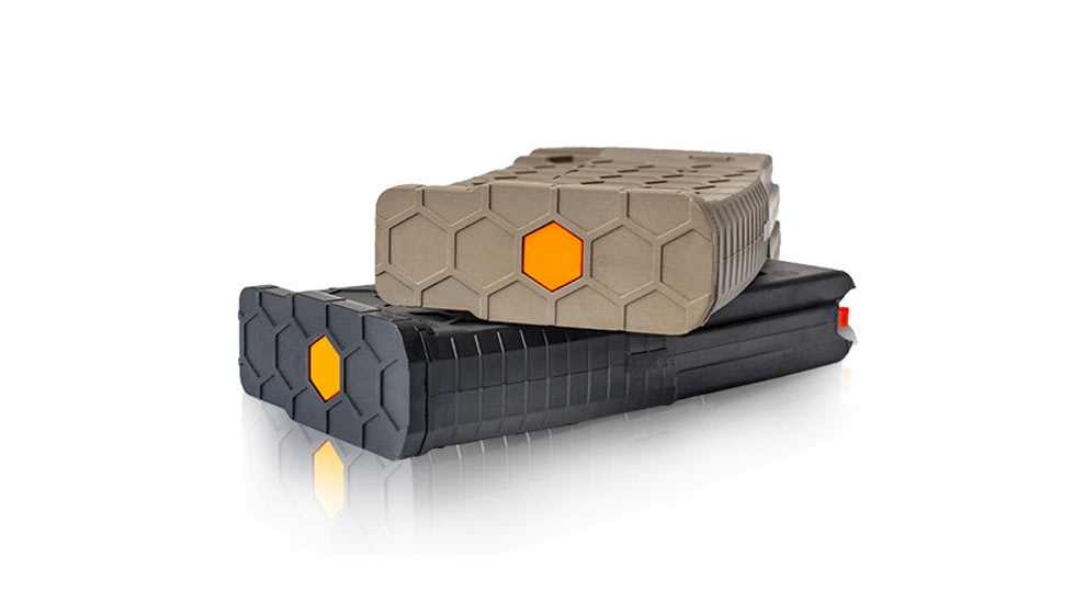 Hexmag SR-25/AR-10 .308Win 20 Round Rifle Magazine, FDE, 20, HX20-SR25-FDE
