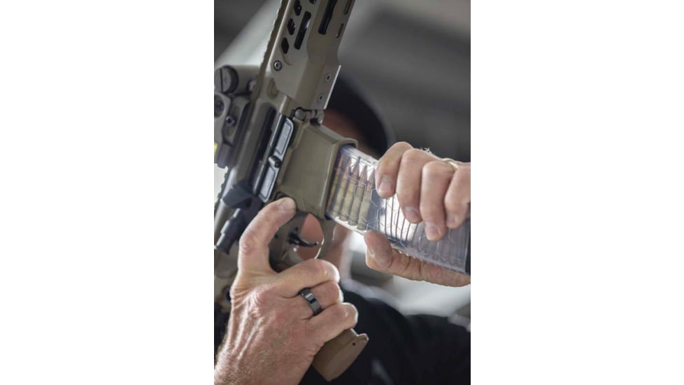 Hexmag Series 2 AR-15 5.56x45 10 Rounds Rifle Magazine, Clear, 10, HX1030-AR15S2-CLR