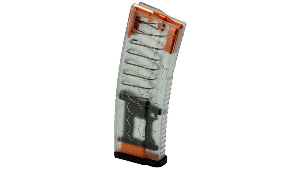 Hexmag Series 2 AR-15 5.56x45 15 Round Rifle Magazine, Clear, 15, HX1530-AR15S2-CLR