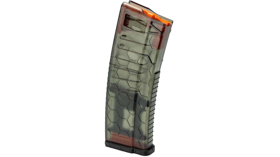 Hexmag Series 2 AR-15 5.56x45 15 Round Rifle Magazine, Smoke, 15, HX1530-AR15S2-SMK