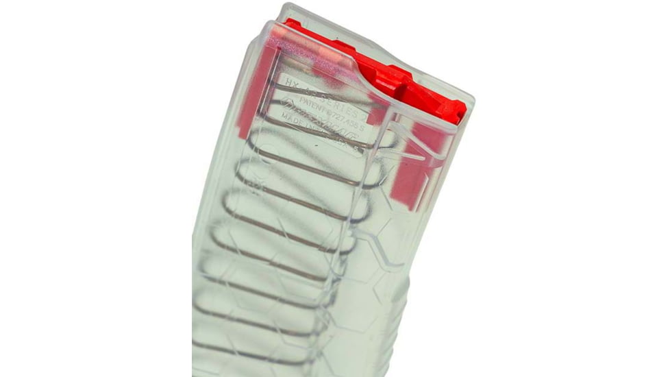 Hexmag Series 2 AR-15 5.56x45 30 Round Rifle Magazine, Clear, 30, HX30-AR15S2-CLR