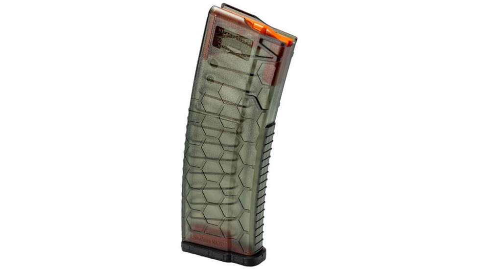 Hexmag Series 2 AR-15 5.56x45 30 Round Rifle Magazine, Smoke, 30, HX30-AR15S2-SMK