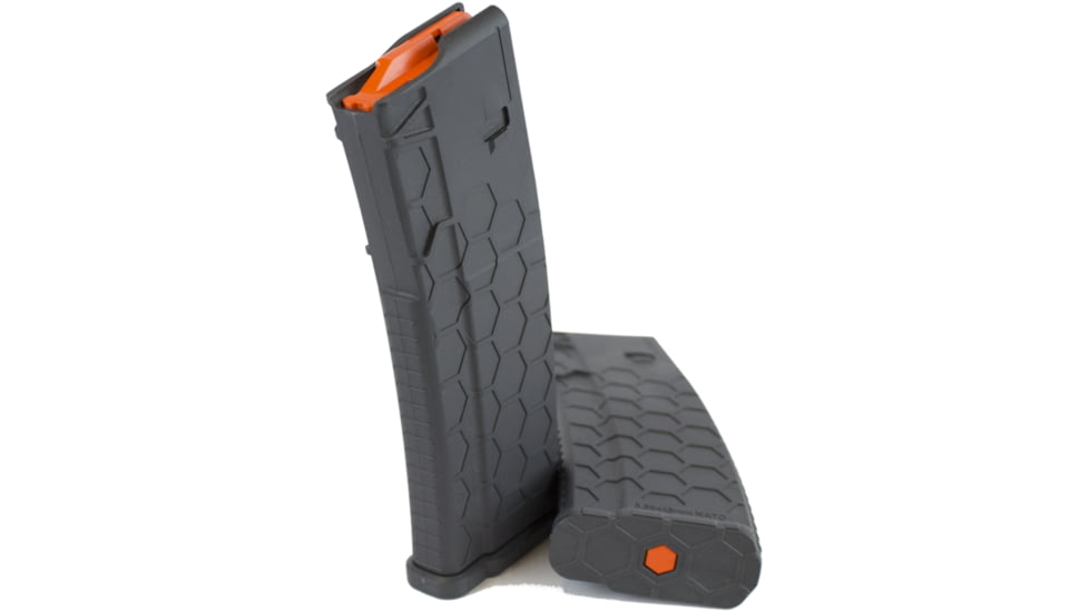 Hexmag Series 2 AR-15 5.56x45 15 Round Rifle Magazine, Grey, 15, HX1530-AR15S2-GRY