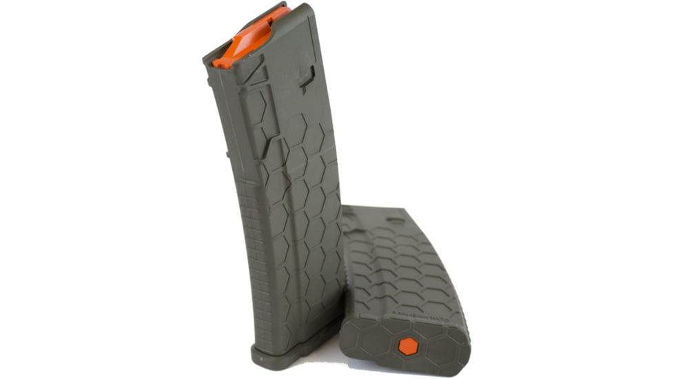 Hexmag Series 2 AR-15 5.56x45 15 Round Rifle Magazine, Olive Drab, 15, HX1530-AR15S2-ODG