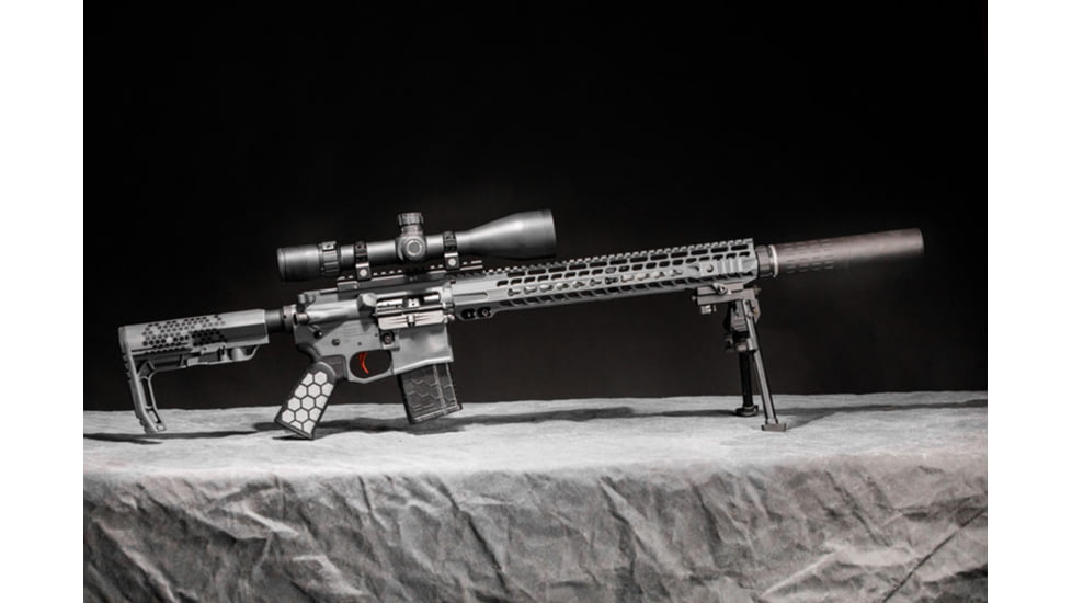 Hexmag AR-15 .223/.300AAC/.458 SOCOM/.50 Beowulf 20 Round Shorty Magazine, Carbon Fiber, 20, HX20-AR15-CFC