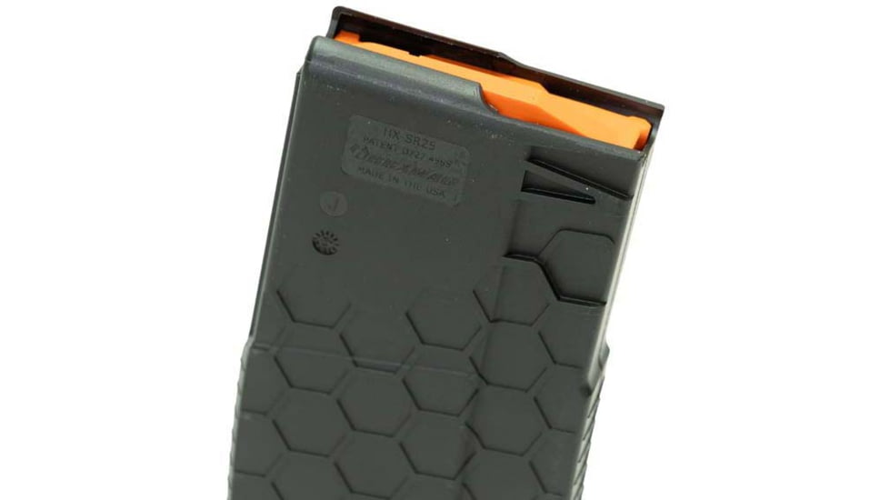 Hexmag SR-25/AR-10 .308Win 20 Round Rifle Magazine, Black, 20, HX20-SR25-BLK
