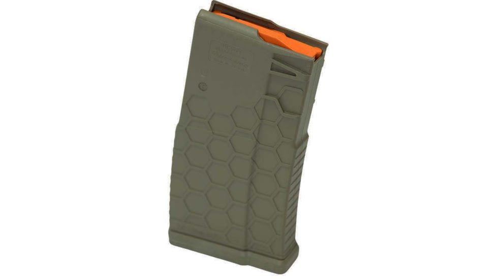 Hexmag SR-25/AR-10 .308Win 20 Round Rifle Magazine, Olive Drab, 20, HX20-SR25-ODG