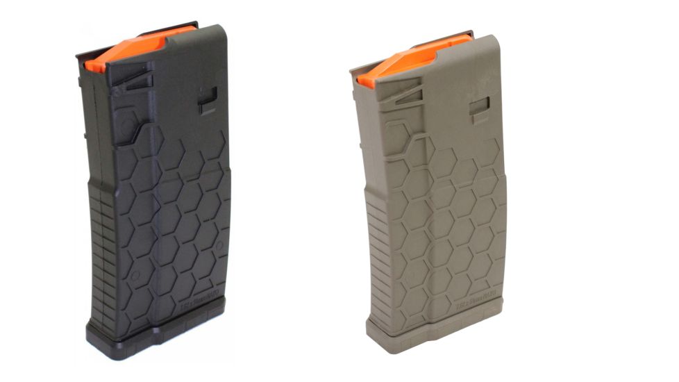 Hexmag SR25/AR10 .308 Magazine 10 round, Black, Flat Dark Earth