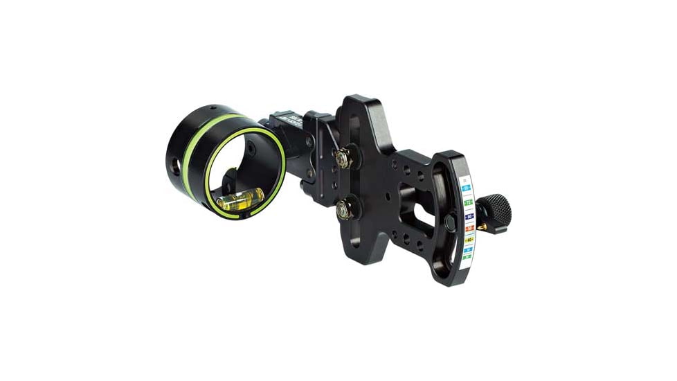 HHA Sports Optimizer Lite X 5000 Bow Sight, 1 5/8in, .029 Pin, Right Hand, Black, LX-5000