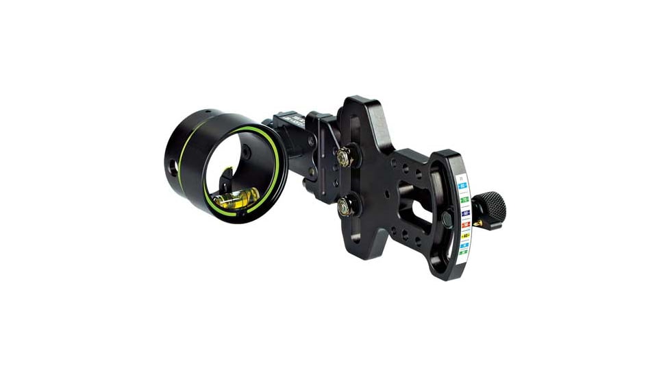 HHA Sports Optimizer Lite X XL 5510 Bow Sight w/Rheostat, 13/4in, .010 Pin, Right Hand, Black, LX-XL-5510