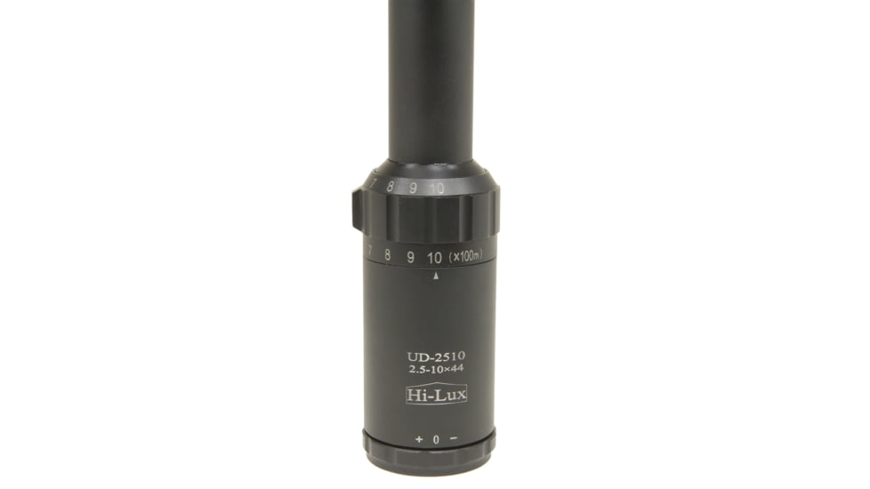 Hi-Lux ATR Uni-Dial 2.5-10x44mm 1in Rifle Scope w/ Mil-Dot Reticle, UD2510X44MD