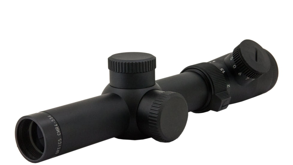 Hi-Lux CMR4-556 1-4X24 Tactical Rifle Scope w/Red Illuminated 556 NATO BDC Reticle, Matte Black, CMR4-556-R, EDEMO1