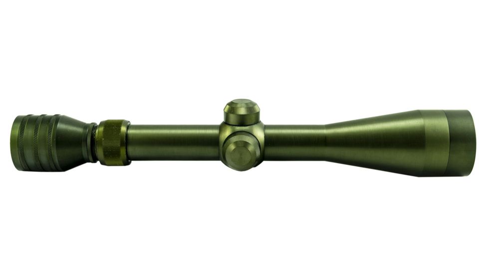Hi-Lux M40 USMC 3-9X40 Rifle Scope in Green Anodized Finish with Dual Focal Plane Accu-Ranging Reticle, M40USMC39X40